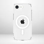 Protective Apple iPhone Back Cover - New Ultra Hybrid MagFit Back Case for iPhone 16e (Transparent Clear)