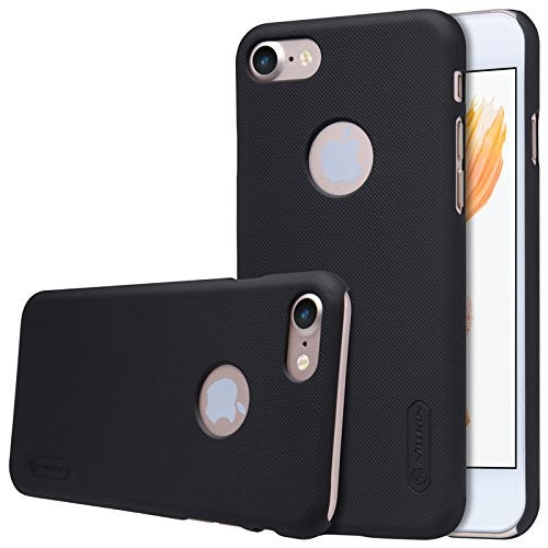 Nillkin Case For iPhone 7 Super Frosted Shield Hard PC Back Cover (Black Colour)