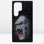 Nimmy Premium Embroidered Leather Case - Nimmy Friends 3D Embroidery Leather Case for the Samsung S24 Ultra (Dazzling Series)