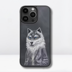 Nimmy Premium Embroidered Leather Case - Nimmy (Dazzling Series) Luxury Faux Leather Back Case for iPhone 14/Pro/Pro Max - Style 5