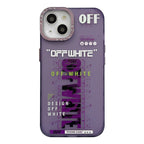 Protective Apple iPhone Back Cover - OFF-WHITE Style Designer Case for iPhone – Trendy Shockproof Back Cover - Style 3