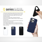 Protective Apple iPhone Back Cover - OG KZDOO Q-SERIES Silicone case for iPhone 14/15 Series - Style 3