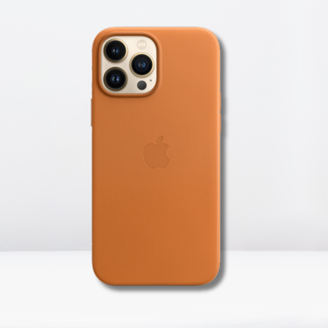 Protective Apple iPhone Back Cover - OG Leather Magsafe Case for iPhone 14Pro / 14Pro Max - Style 8
