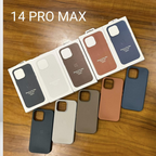 Protective Apple iPhone Back Cover - OG Leather Magsafe Case with IC Working for iPhone 14 Pro Max