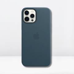 OG Leather IC MagSafe with Logo Back Case for iPhone 15/15Plus (SEA GREEN)