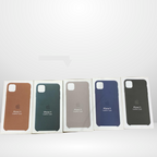 Protective Apple iPhone Back Cover - OG Leather Case with Logo for iPhone 11 (Without Magsafe)