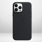 Protective Apple iPhone Back Cover - OG Leather Case With Logo for iPhone 12/Pro/Pro max (Without Magsafe) - Style 4