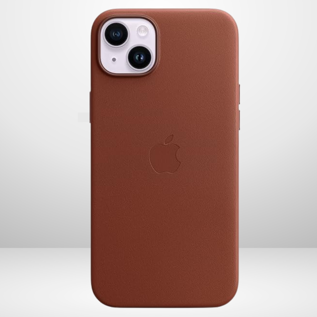 Protective Apple iPhone Back Cover - OG Leather Case with Logo for iPhone 11 (Without Magsafe) - Style 3