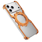 Protective Apple iPhone Back Cover - King X Mechanical Gear With Pivot Ring Stand Case For iPhone - Style 15