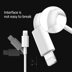 Protective Apple iPhone Back Cover - iPhone Type-C to Lightning Charging Cable - Style 11