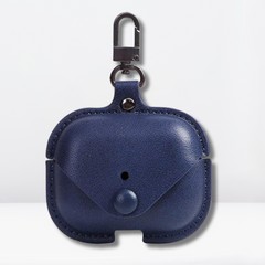 PU Leather Portable AirPods Pro /Pro 2 Case (Blue Color)