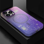 Protective Apple iPhone Back Cover - Luminous Circuit Board Night Glue Radium Hard Back Cover Case for Iphone - Style 16