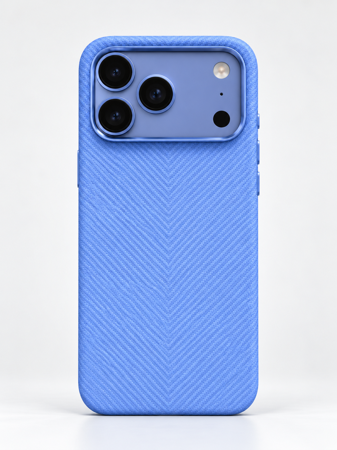 LUXO Hybrid Blue Color Pattern Magsafe Case