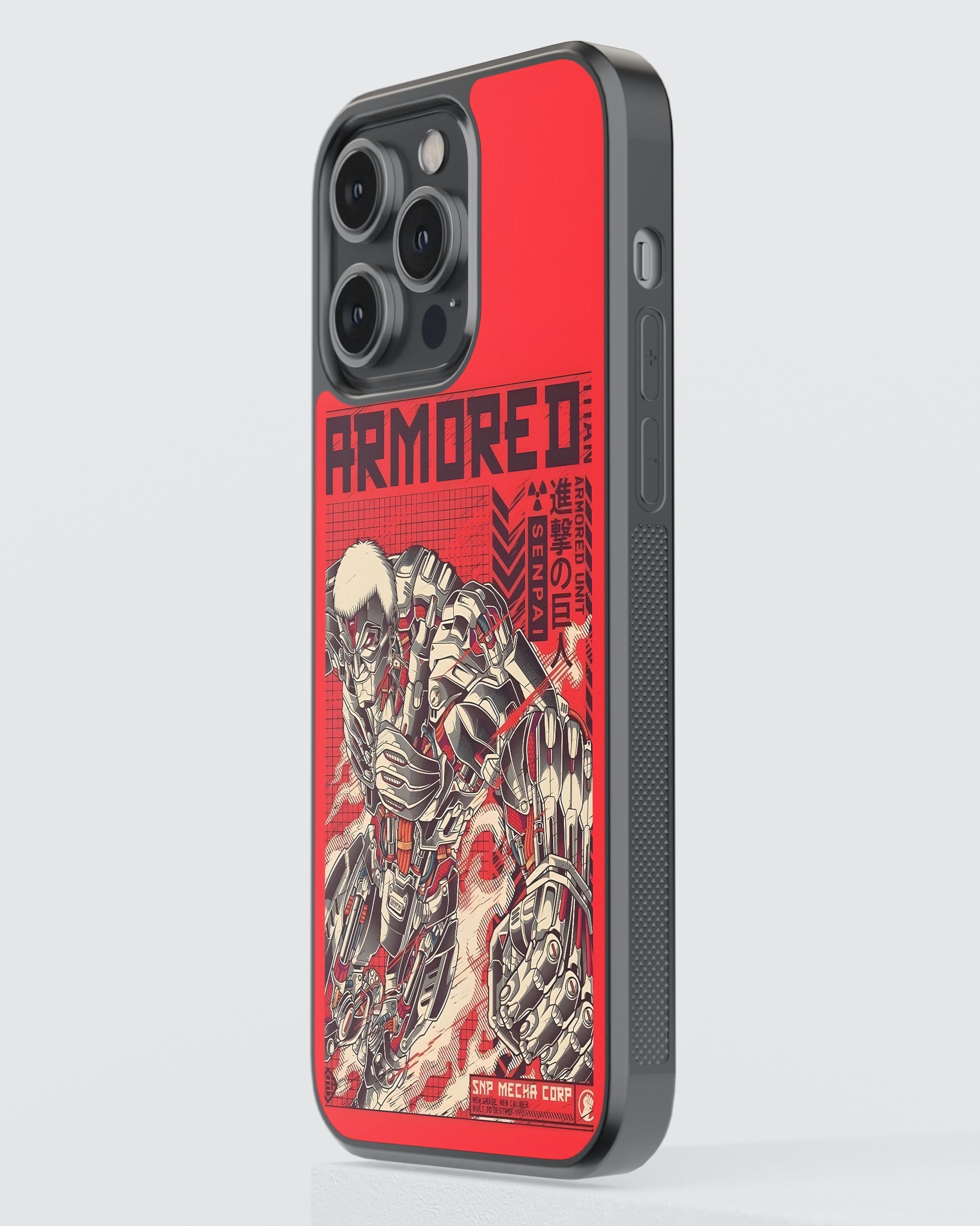 Attack On Titan Mobile Cover (Armoured Titan) Mobile Case by CoverMeUp - Style 3