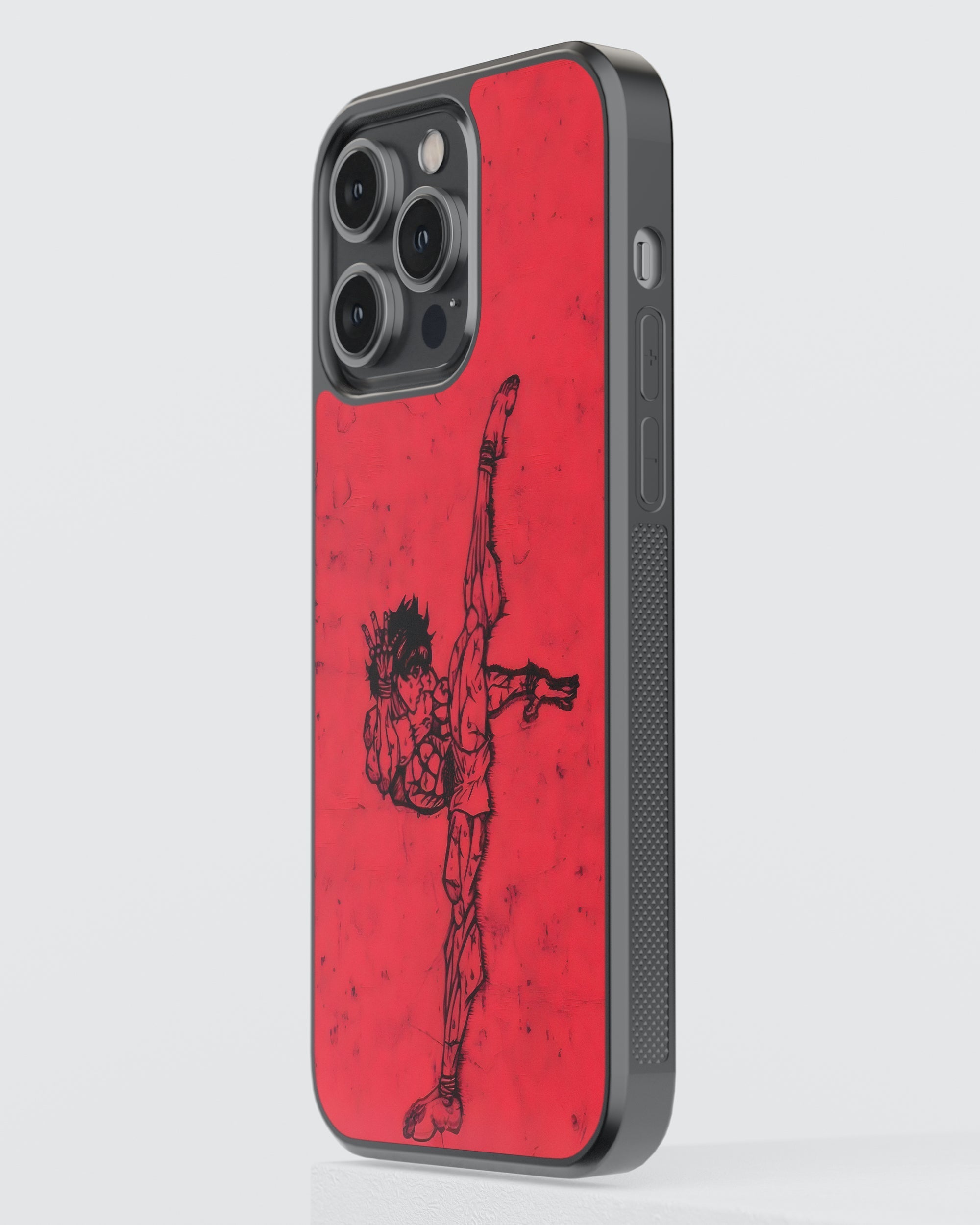 Baki Mobile Cover (Baki Kick) Mobile Case by CoverMeUp - Style 3