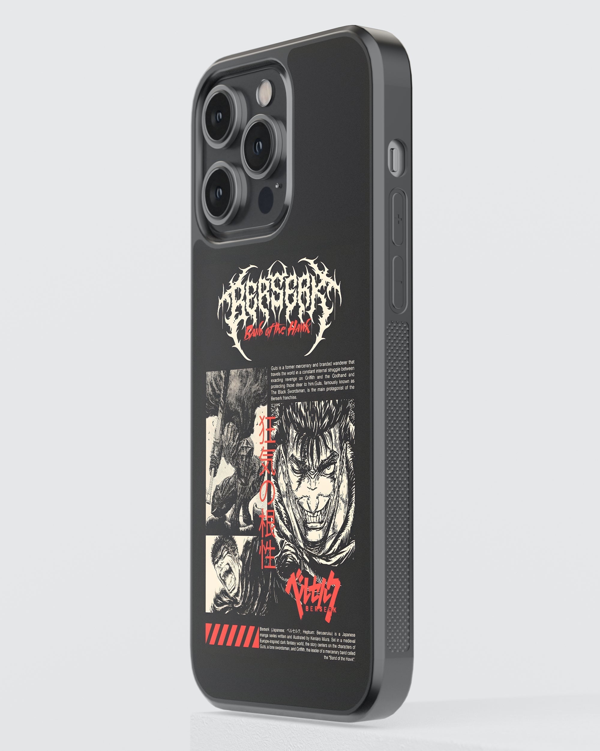 Berserk Mobile Cover (Berserk Logo) Mobile Case by CoverMeUp - Style 3