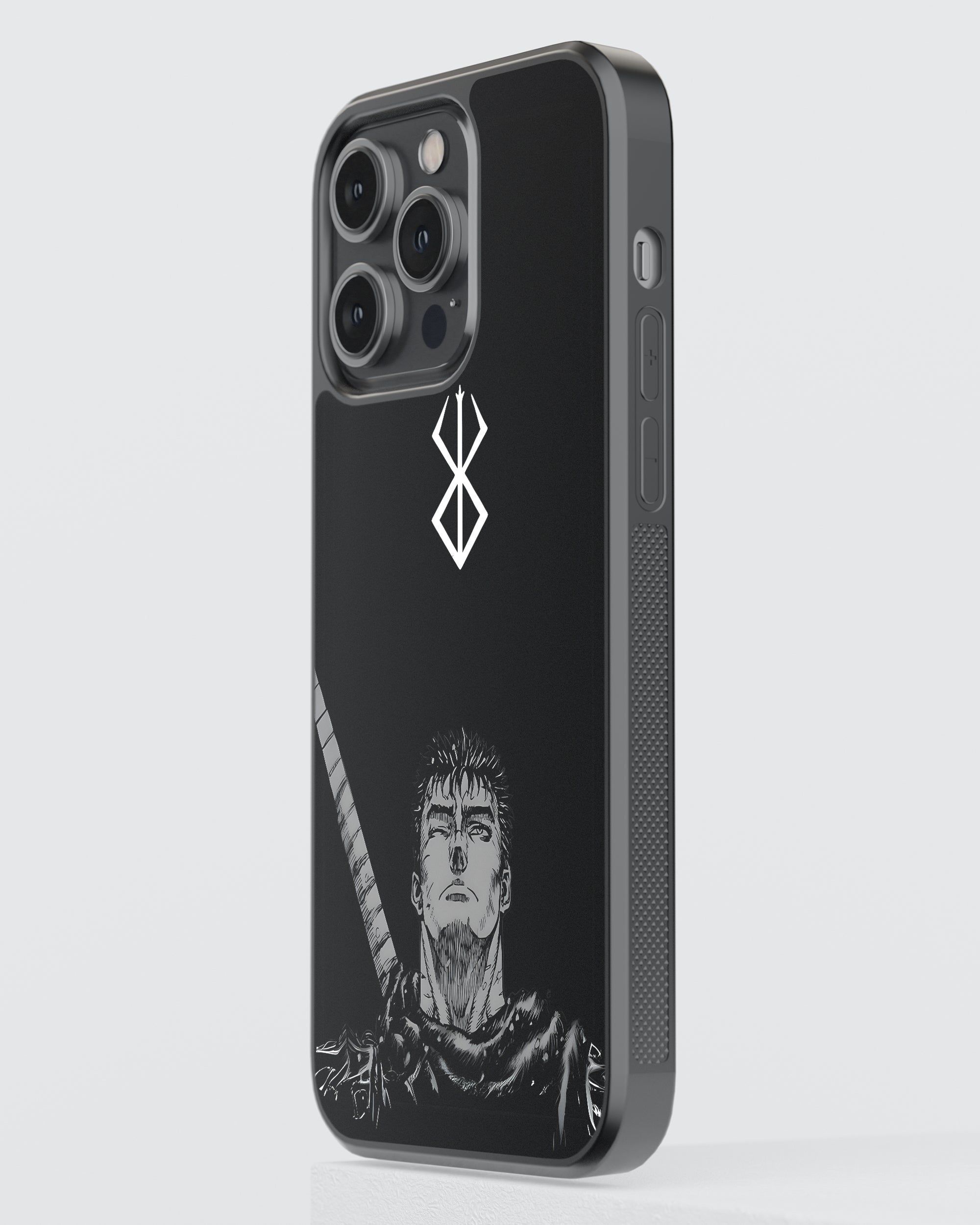 Berserk Mobile Cover (Berserk Symbol Black) Mobile Case by CoverMeUp - Style 3