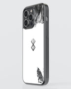 Berserk Mobile Cover (Berserk Symbol White) Mobile Case by CoverMeUp - Style 3