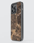 Marbel Mobile Cover (Brown Marbel) Mobile Case by CoverMeUp - Style 3