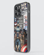 Marvel Mobile Cover (Captain American Originals) Mobile Case by CoverMeUp - Style 3