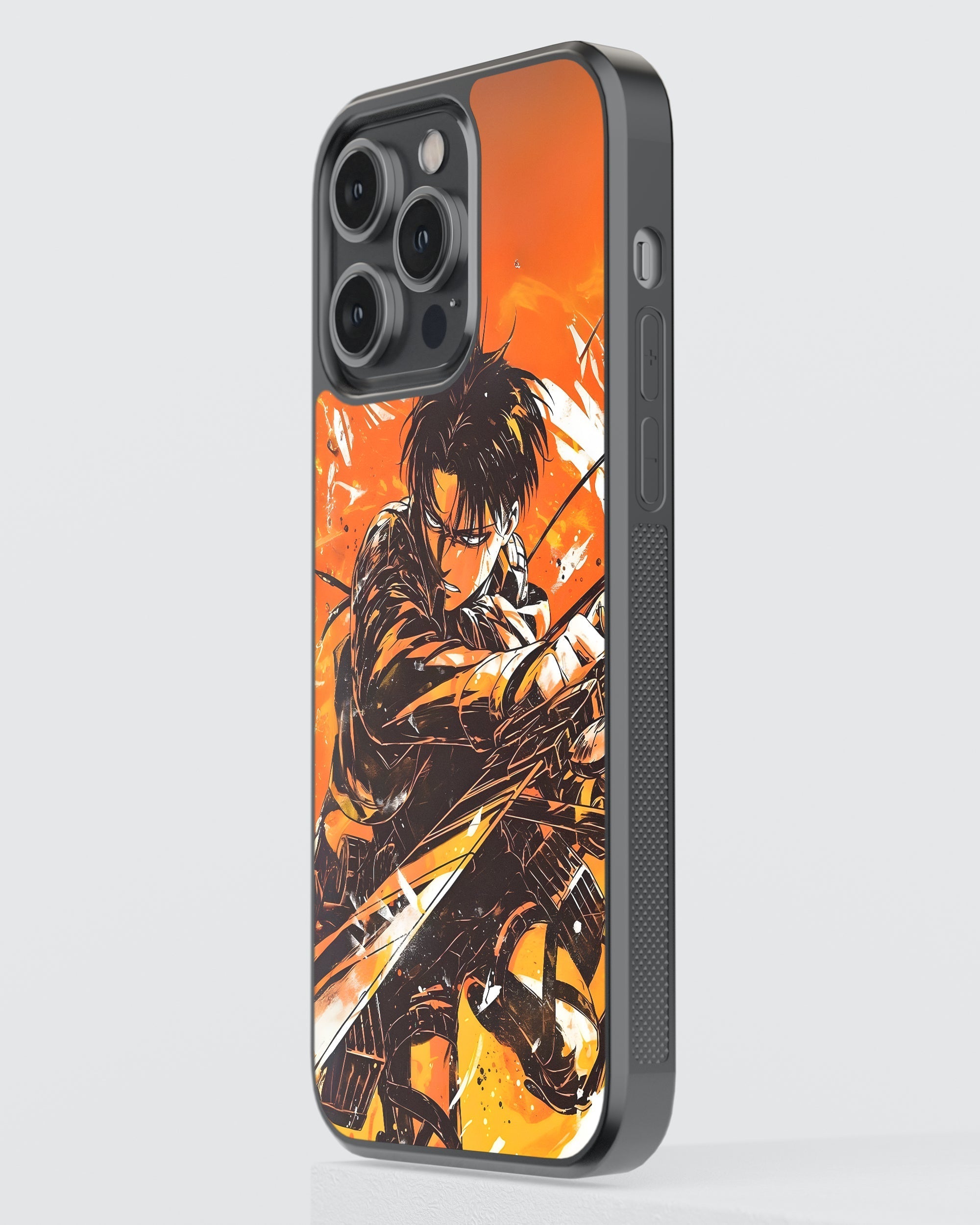 Attack On Titan Mobile Cover (Captain Levi) Mobile Case by CoverMeUp - Style 3