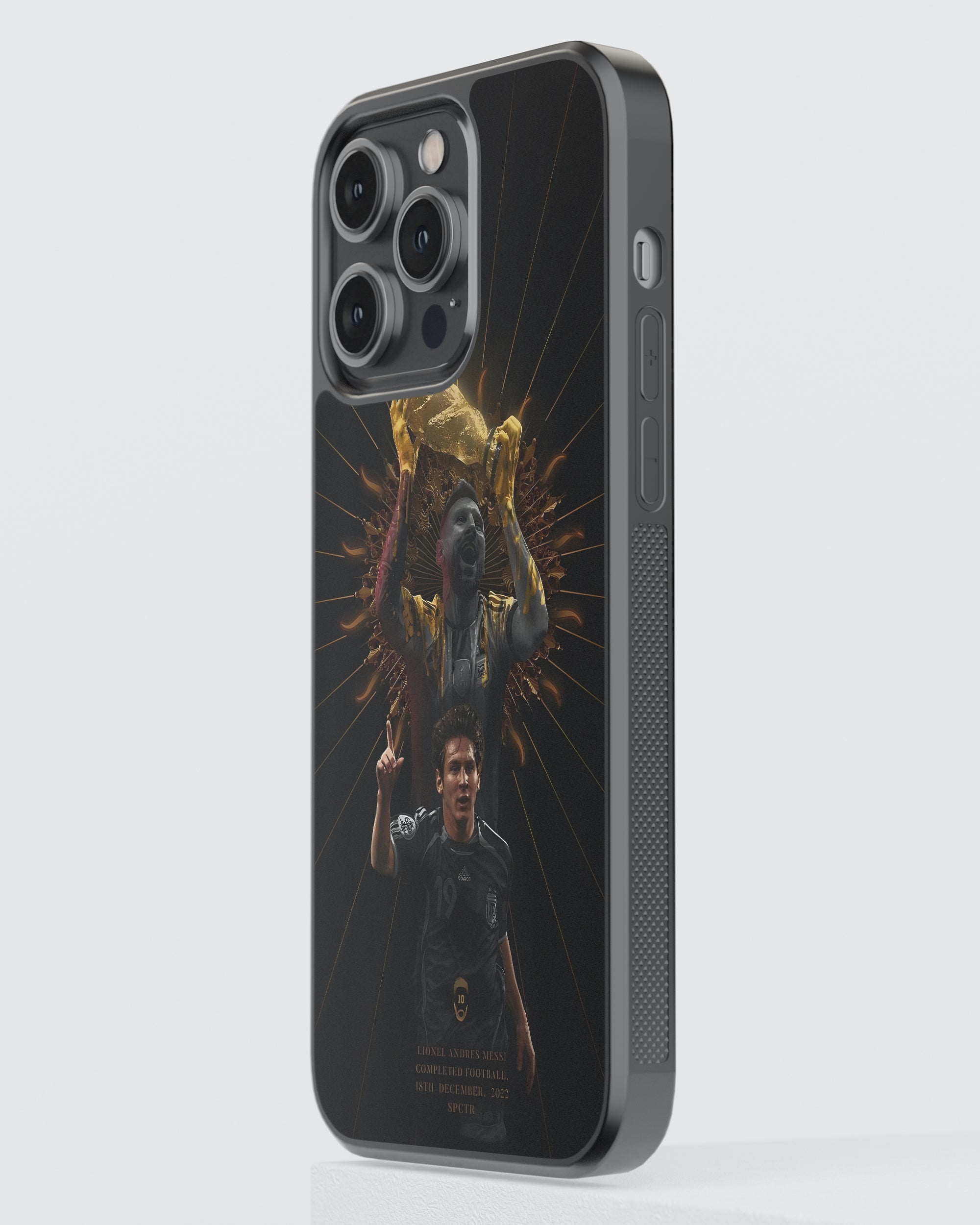 Football Mobile Cover (Champion Messi) Mobile Case by CoverMeUp - Style 3