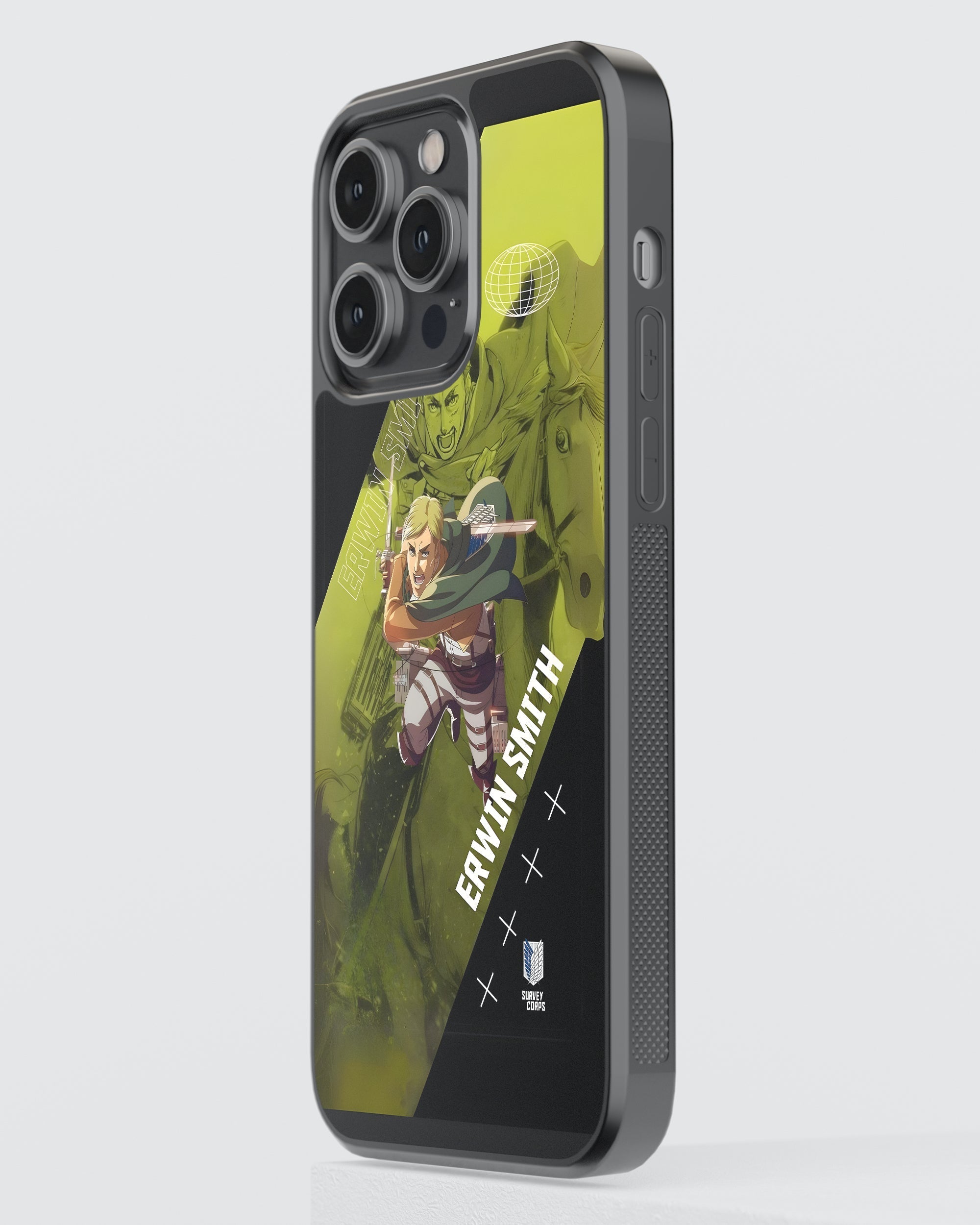 Attack On Titan Mobile Cover (Commander Erwin) Mobile Case by CoverMeUp - Style 3