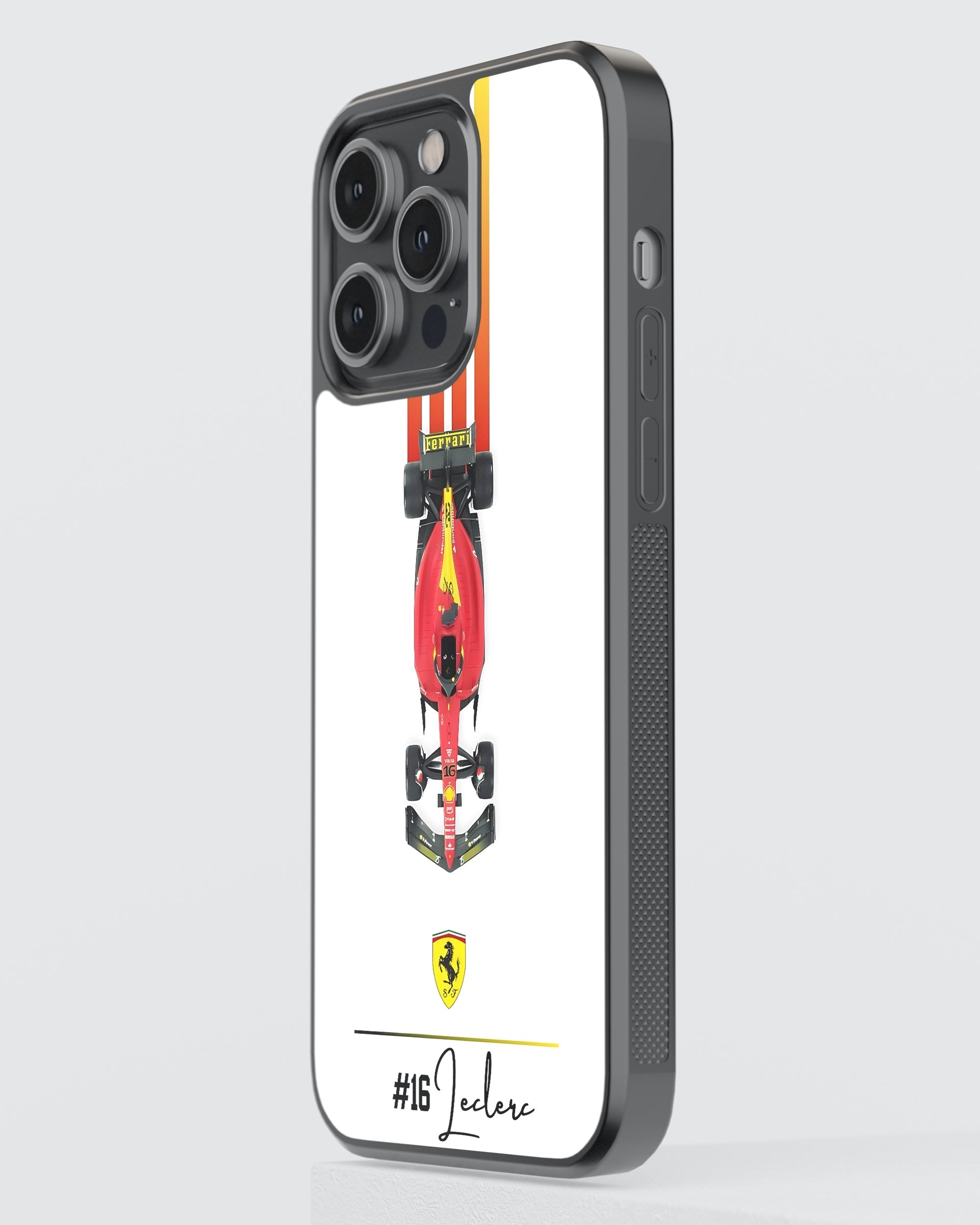 Formula 1 Mobile Cover (Ferrari Leclerc) Mobile Case by CoverMeUp - Style 3