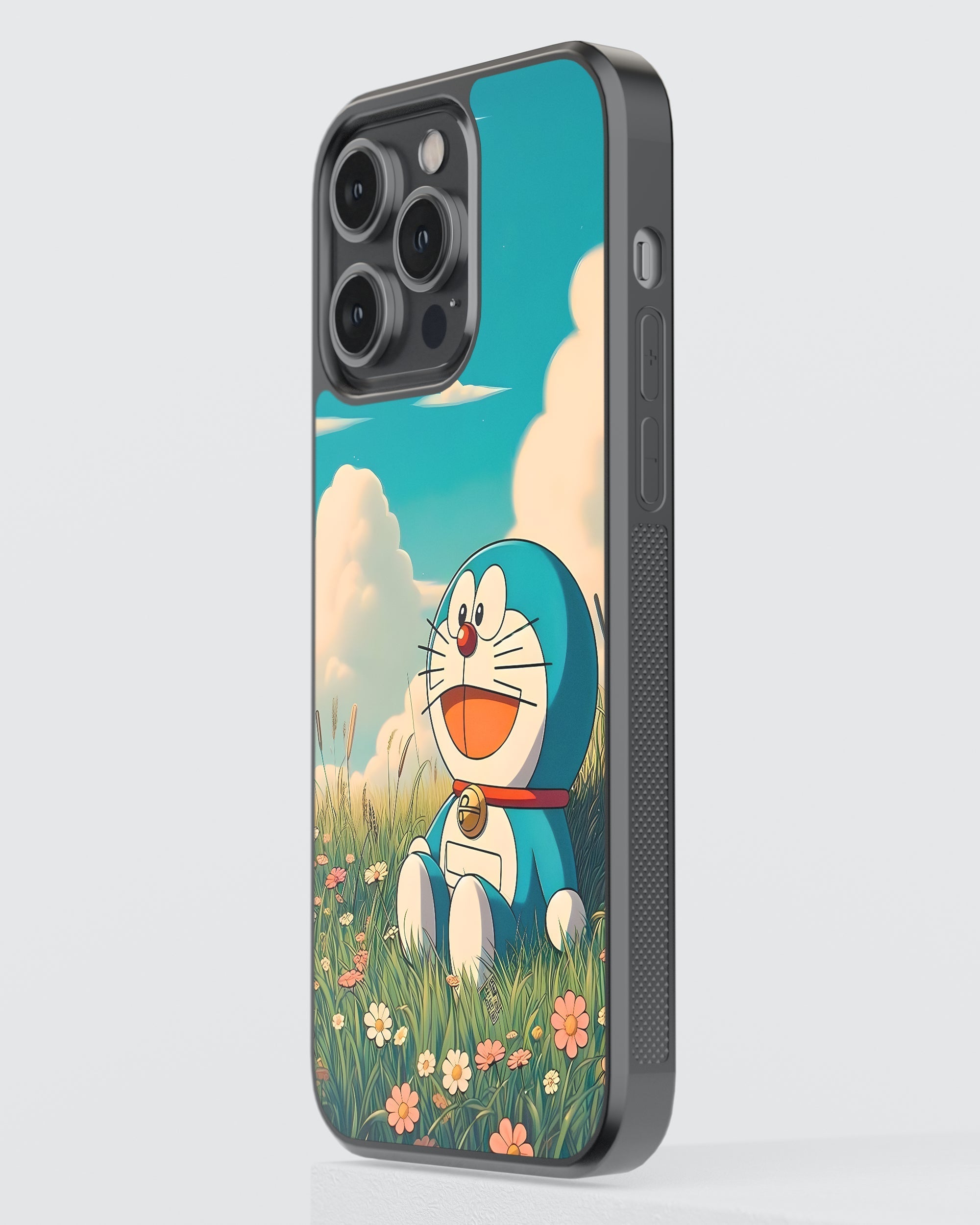 Cartoon Mobile Cover (Happy Doreamon) Mobile Case by CoverMeUp - Style 3