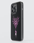 Girls Aesthetic Mobile Cover (Heart Web) Mobile Case by CoverMeUp - Style 3