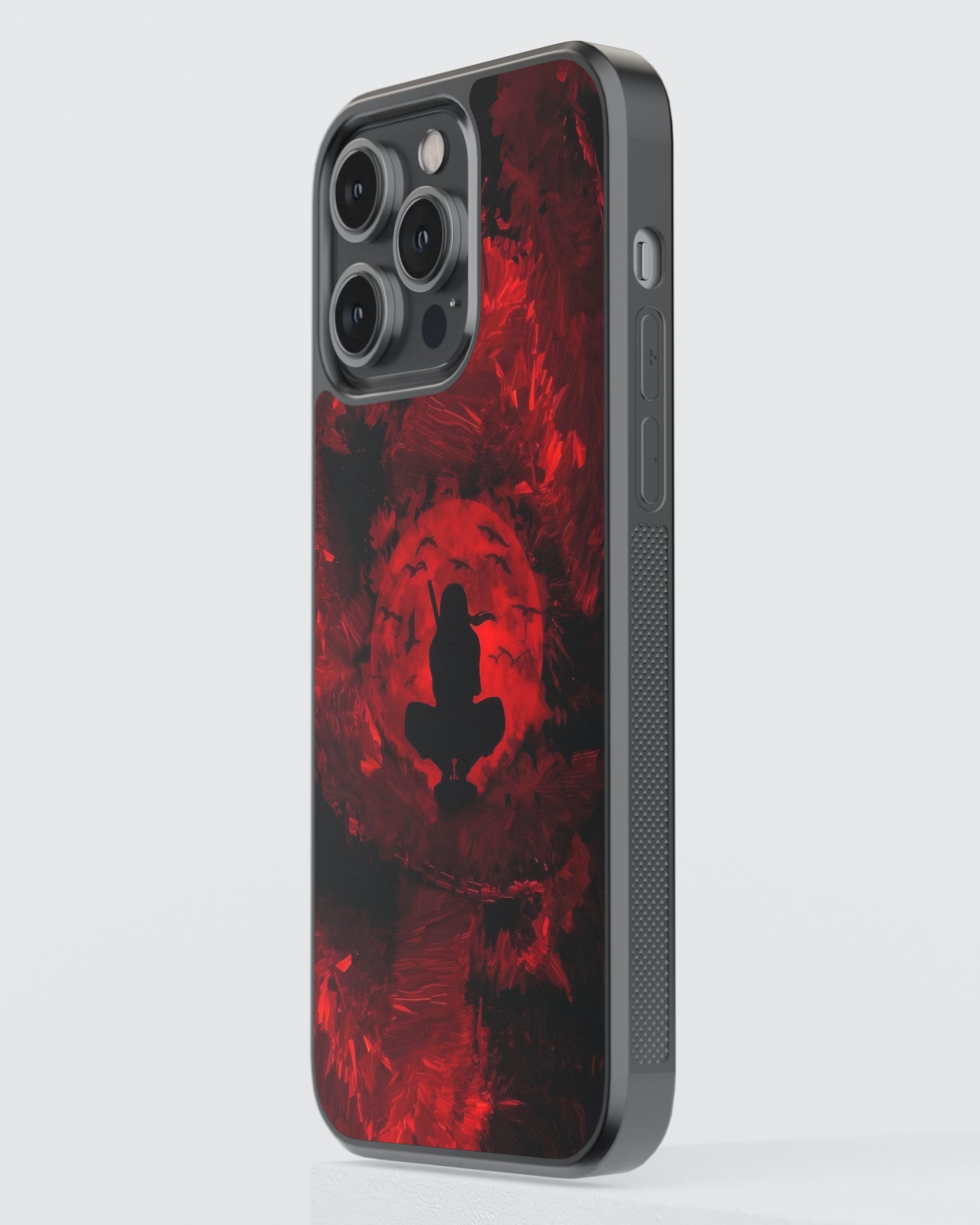 Naruto Mobile Cover (Itachi Crow) Mobile Case by CoverMeUp - Style 3