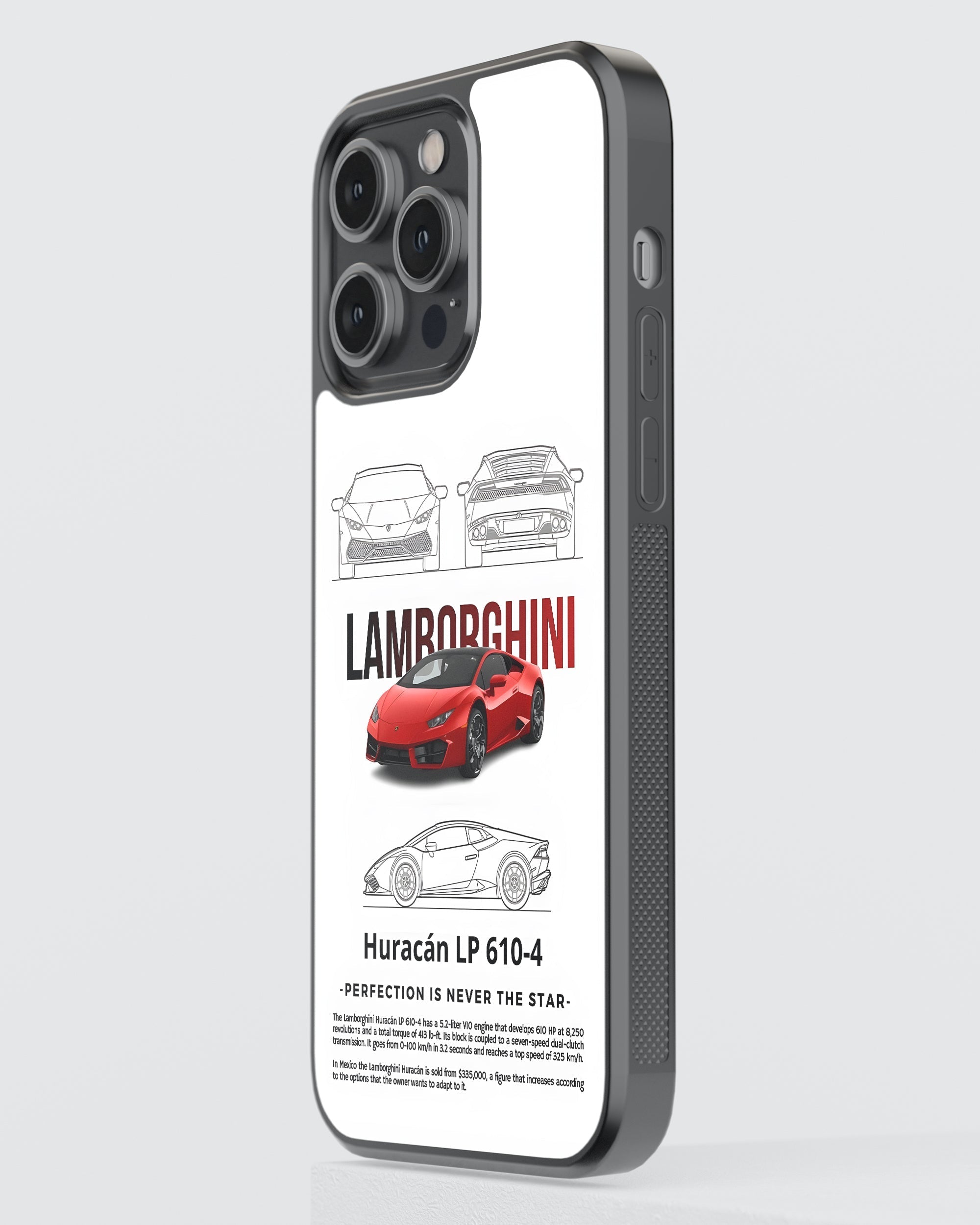 Sports Car Mobile Cover (Lamborghini Huracan) Mobile Case by CoverMeUp - Style 3