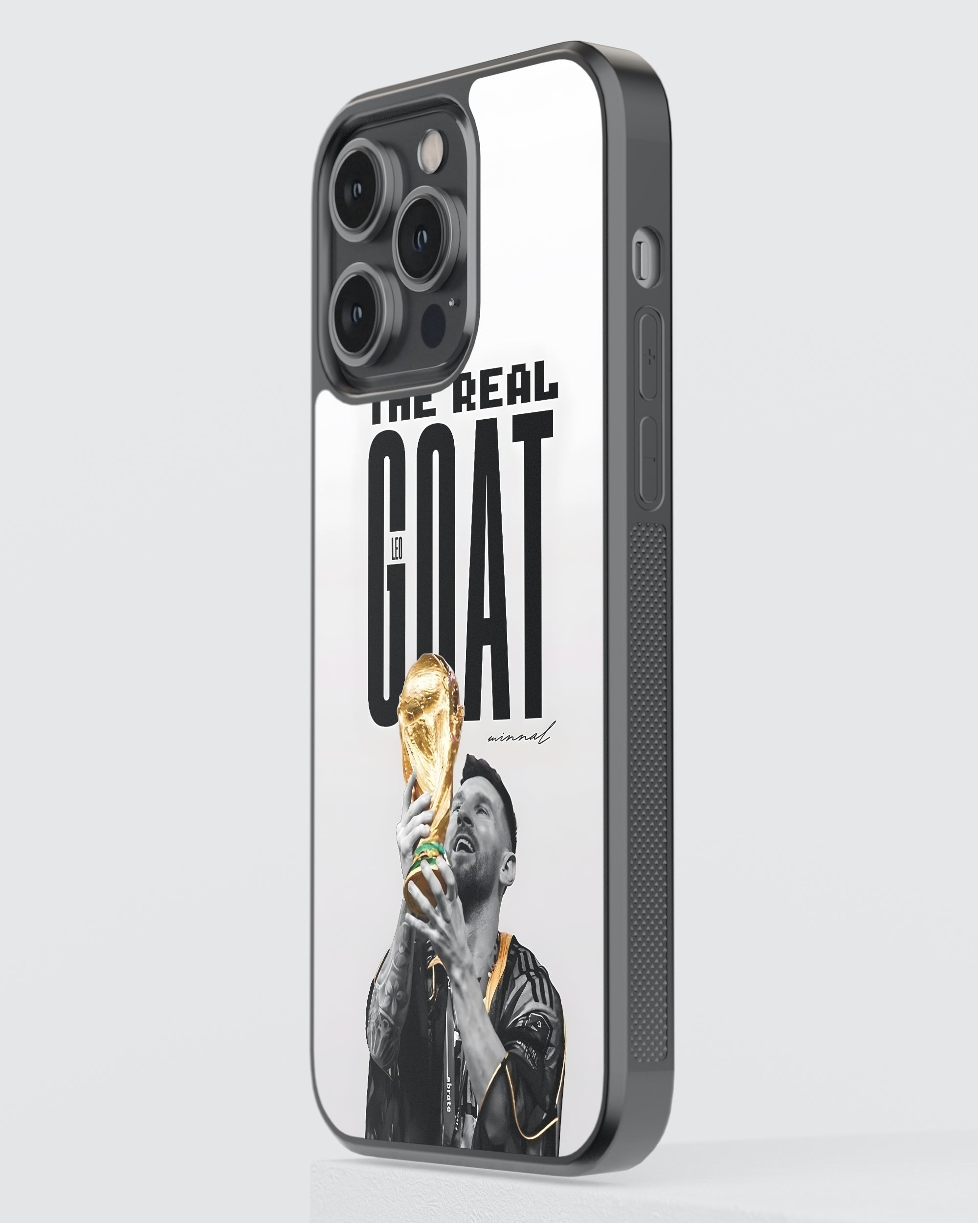 Football Mobile Cover (Leo The Real Goat) Mobile Case by CoverMeUp - Style 3