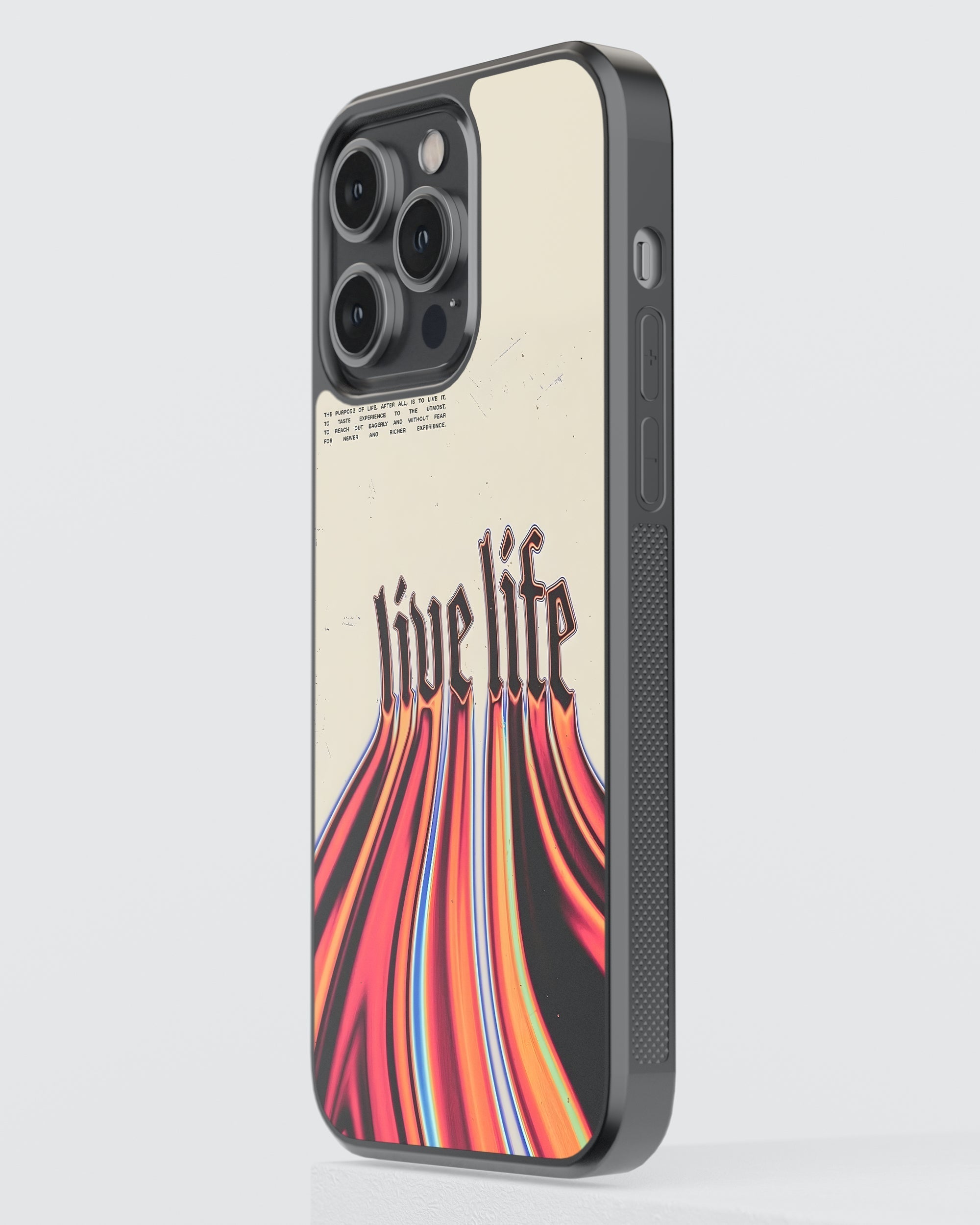 Y2K Mobile Cover (Live Life) Mobile Case by CoverMeUp - Style 3