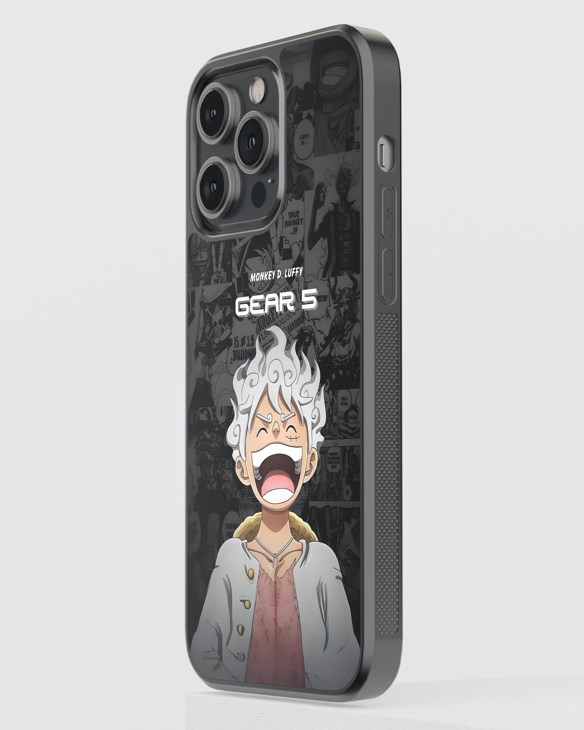 One Piece Mobile Cover (Luffy Gear 5 Black) Mobile Case by CoverMeUp - Style 3