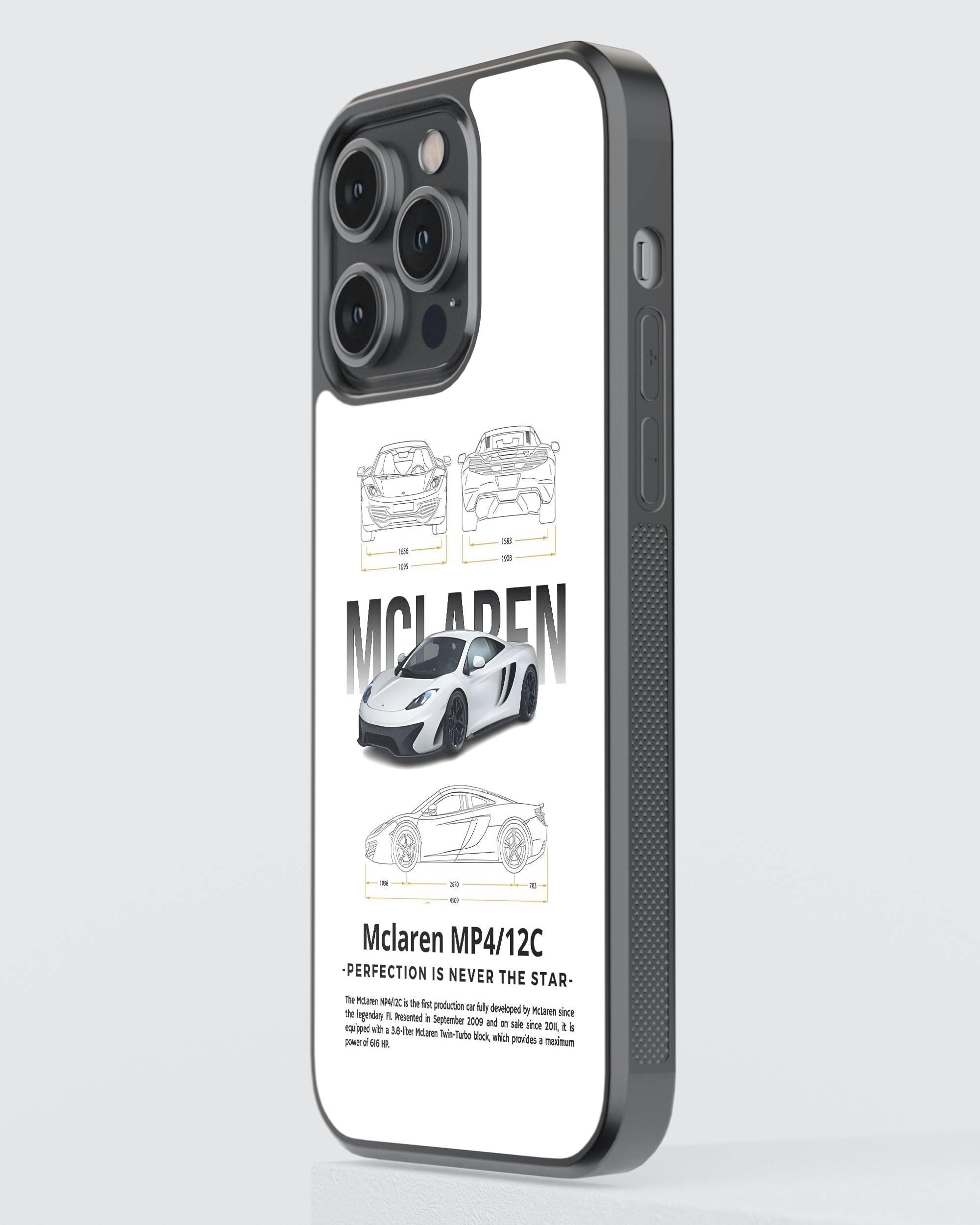 Sports Car Mobile Cover (Mclaren MP4) Mobile Case by CoverMeUp - Style 3