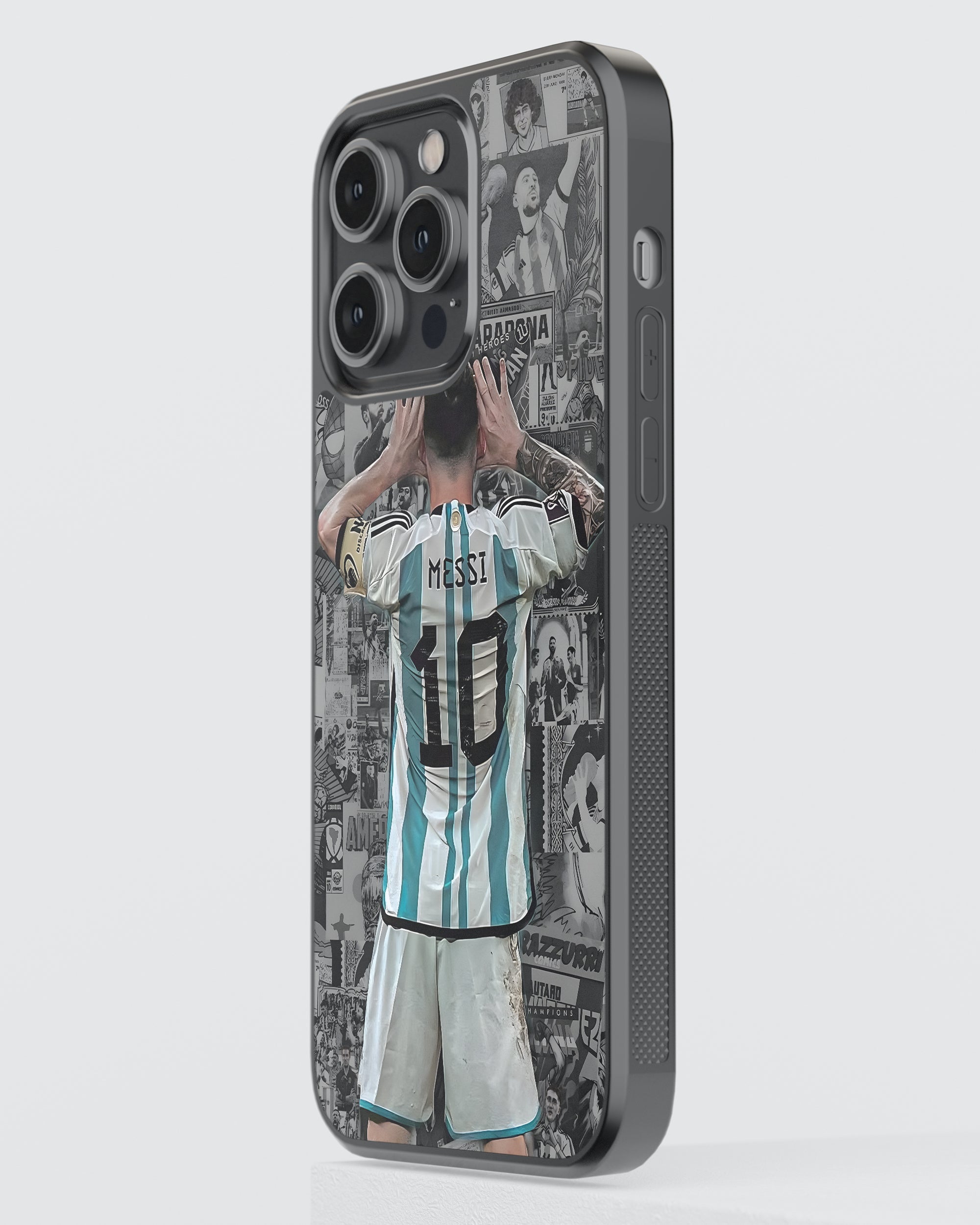 Football Mobile Cover (Messi Collage) Mobile Case by CoverMeUp - Style 3