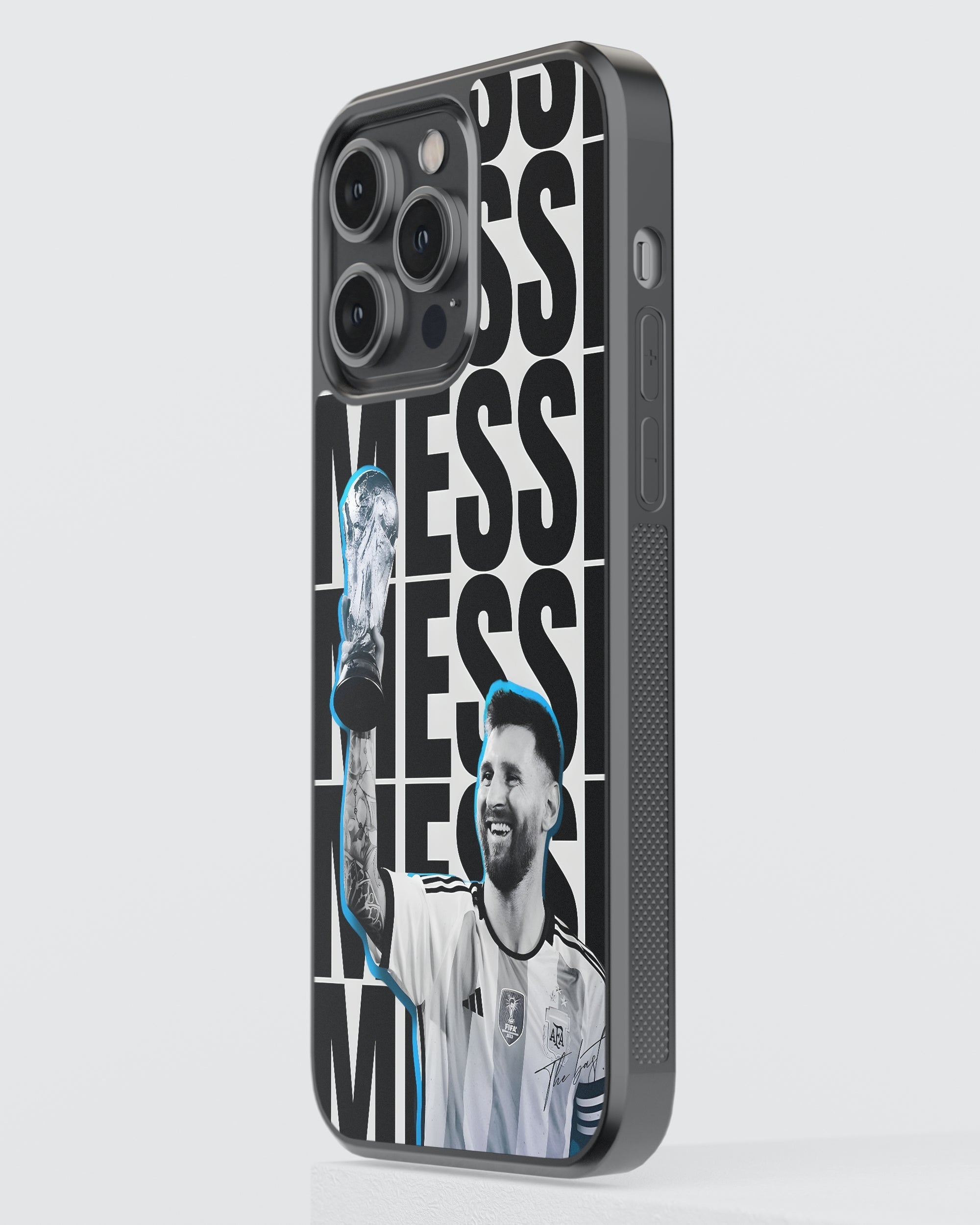 Football Mobile Cover (Messi Messi Messi) Mobile Case by CoverMeUp - Style 3