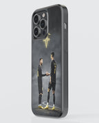 Football Mobile Cover (Messi x Ronaldo) Mobile Case by CoverMeUp - Style 3