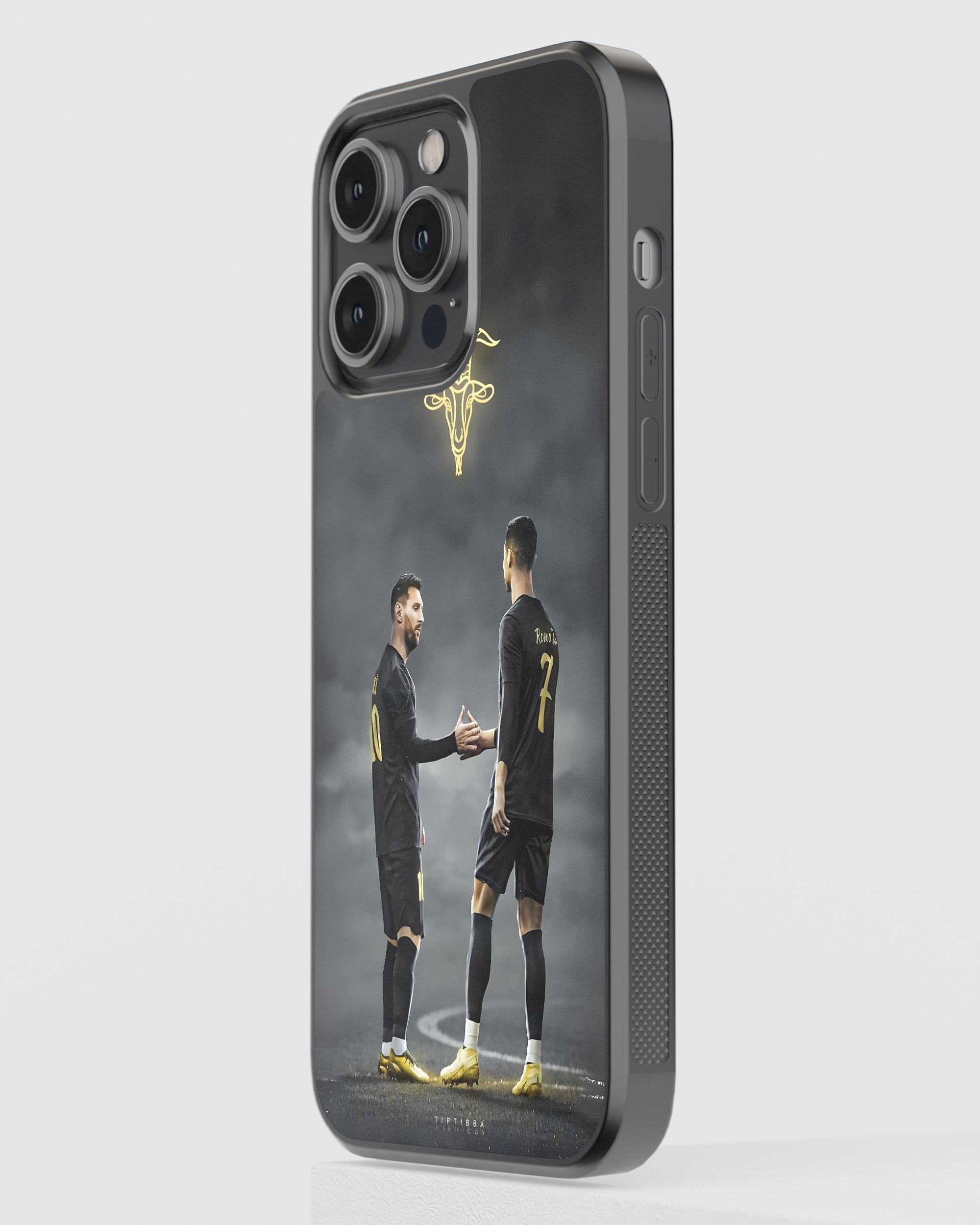 Football Mobile Cover (Messi x Ronaldo) Mobile Case by CoverMeUp - Style 3