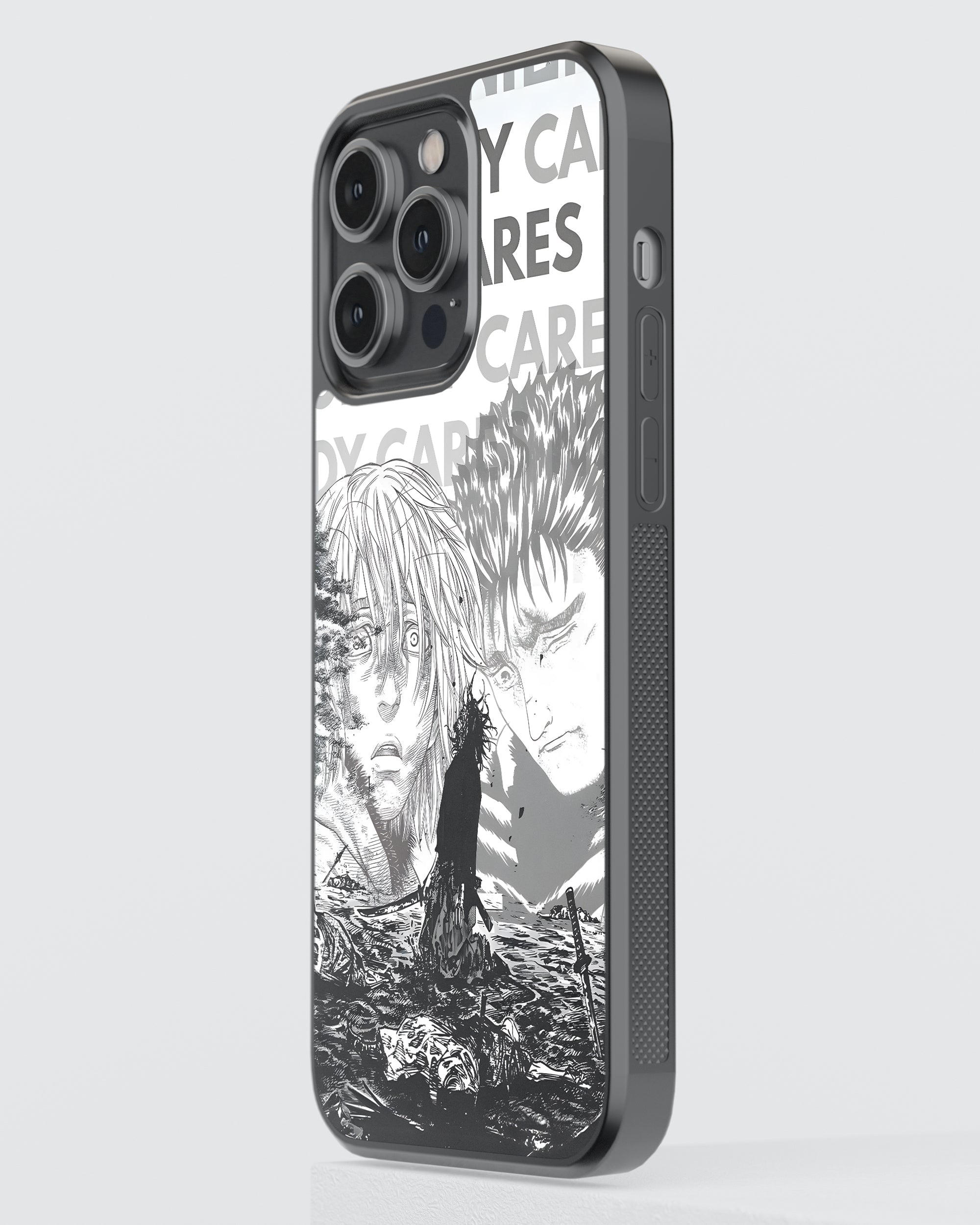 Vinland Saga Mobile Cover (Nobody Cares Berserk) Mobile Case by CoverMeUp - Style 3