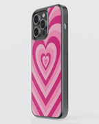 Y2K Mobile Cover (Pink Hearts) Mobile Case by CoverMeUp - Style 3