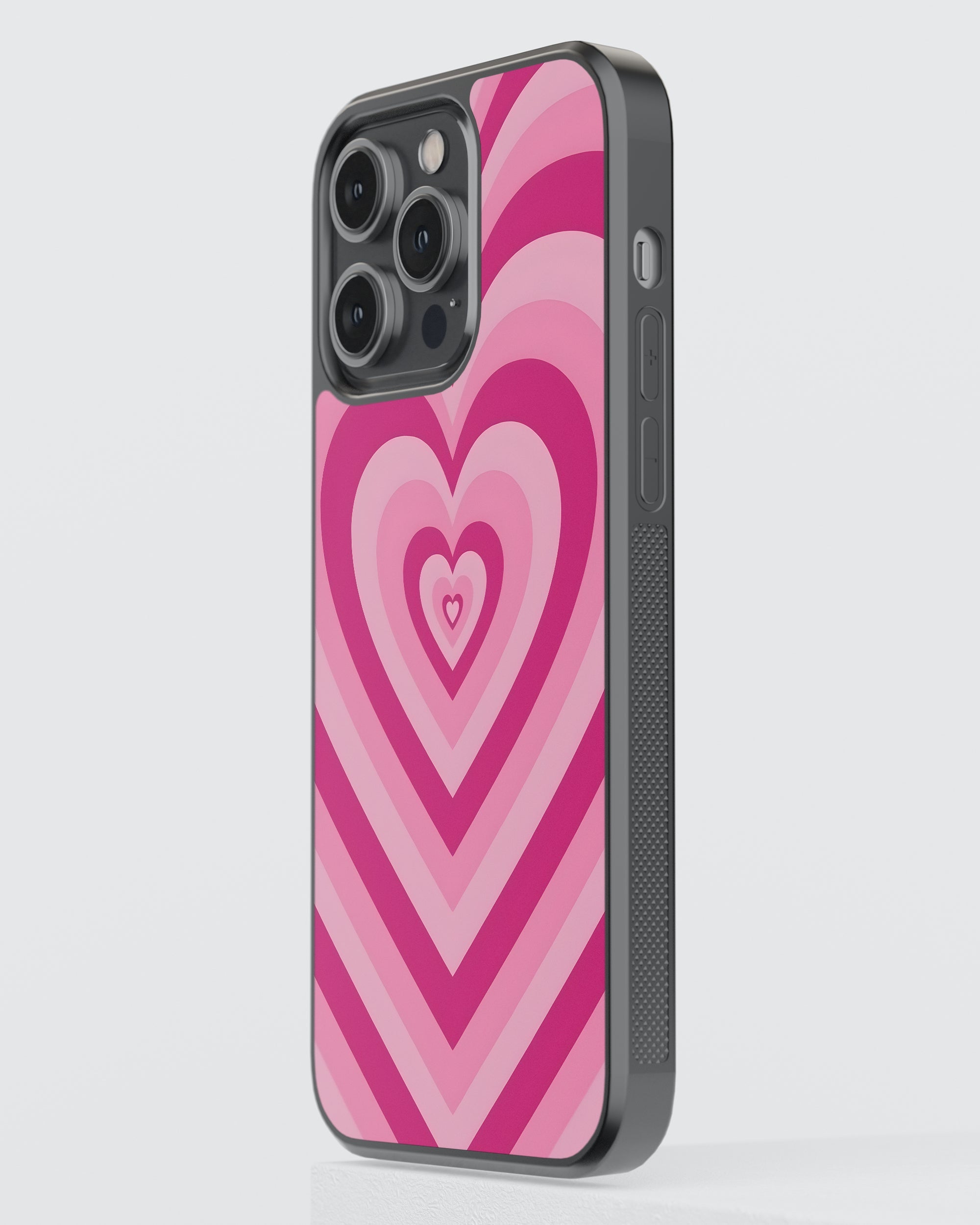 Y2K Mobile Cover (Pink Hearts) Mobile Case by CoverMeUp - Style 3