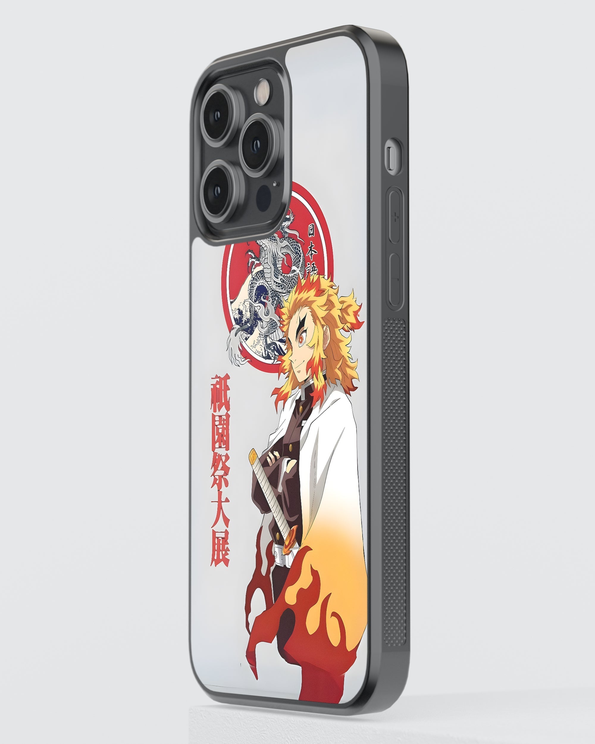 Demon Slayer Mobile Cover (Rengoku) Mobile Case by CoverMeUp - Style 3