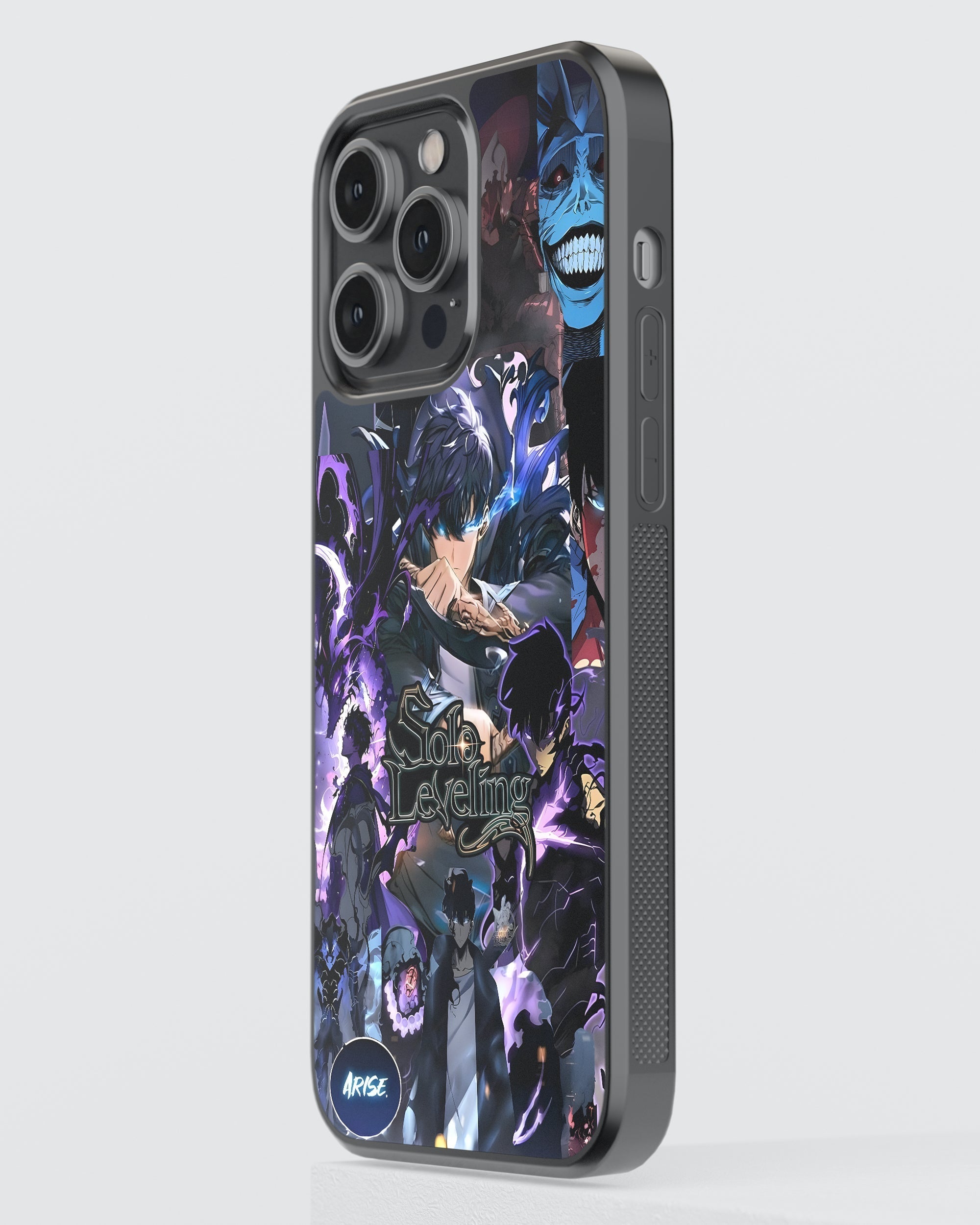 Solo Leveling Mobile Cover (Shadow Monarch) Mobile Case by CoverMeUp - Style 3