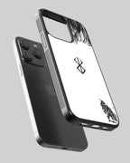 Berserk Mobile Cover (Berserk Symbol White) Mobile Case by CoverMeUp - Style 2