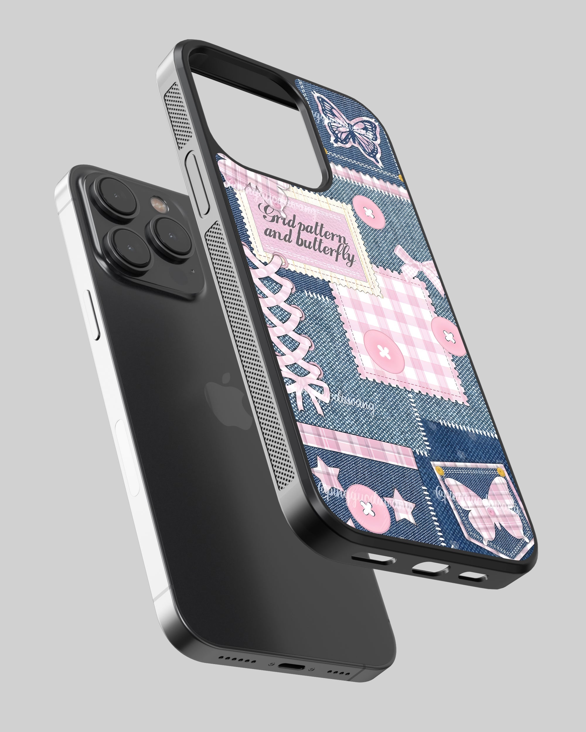 Girls Aesthetic Mobile Cover (ButterFly) Mobile Case by CoverMeUp - Style 2