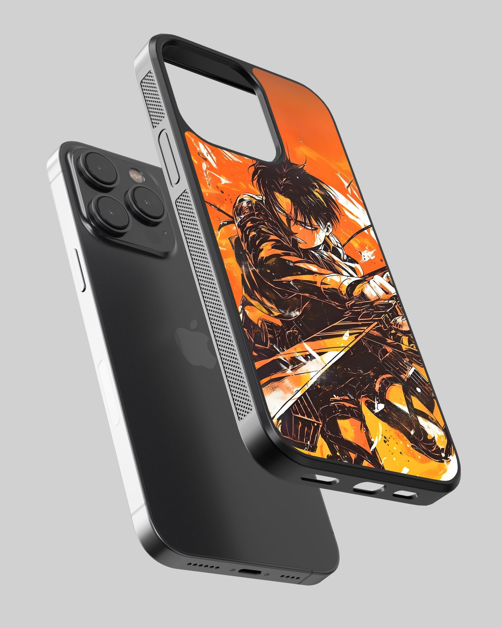 Attack On Titan Mobile Cover (Captain Levi) Mobile Case by CoverMeUp - Style 2