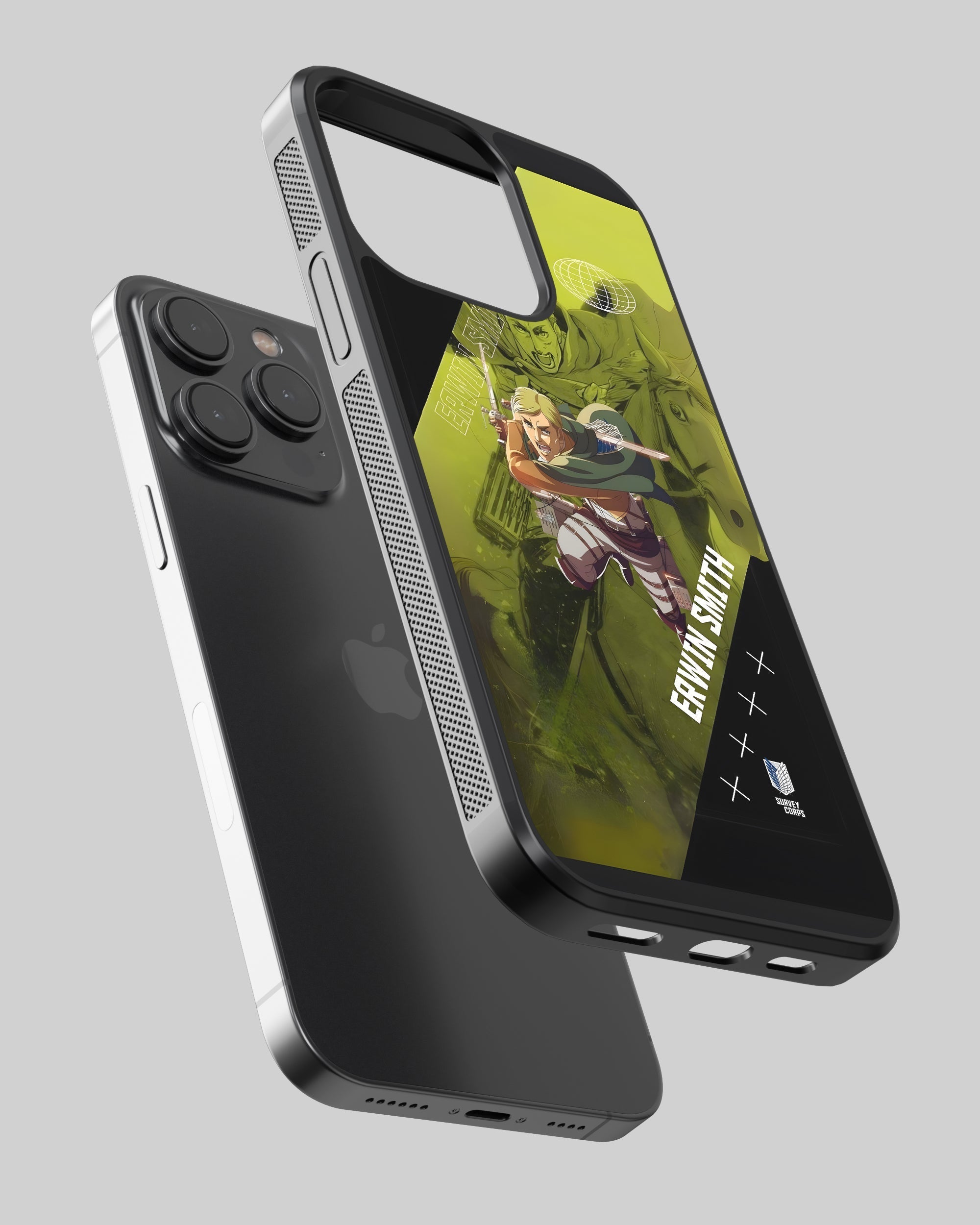 Attack On Titan Mobile Cover (Commander Erwin) Mobile Case by CoverMeUp - Style 2