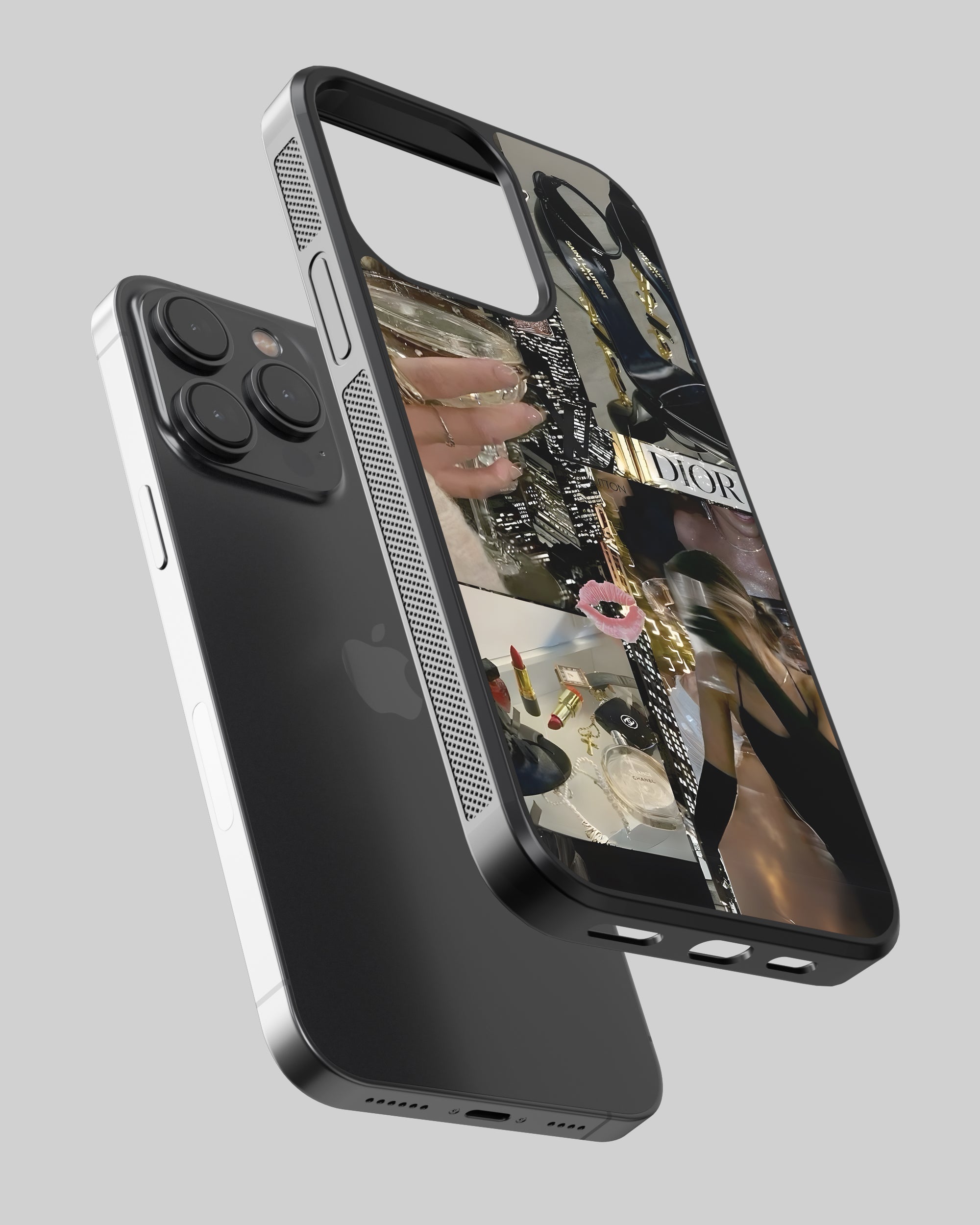 Girls Aesthetic Mobile Cover (DIOR Girl) Mobile Case by CoverMeUp - Style 2